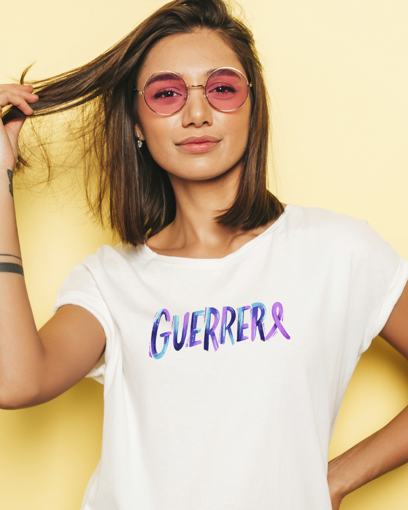 Camiseta cancer rebelde lucha guerrera