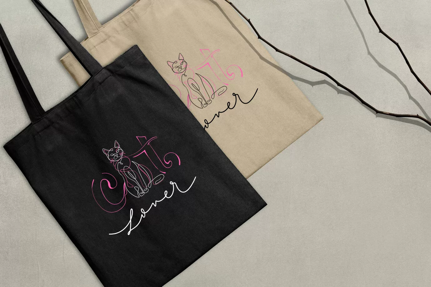 Totebag Cat lover - Imagen 3